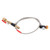 CGA320 G1/2 Cylinder Refill Adapter Dual Valve CO2 Tank Adapter Hose with Pressure Gauge