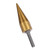 Twist Firewood Splitter Wood Cone Punch Drill Bit Hex Shank Ti‑Plating Split Tool 32mm S