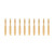 10PCS 2mm Banana Plug Gold Plated Banana Plug Connector Good Transmission Performance Copper Instrument Test Plug