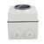 Outdoor Waterproof Switch Socket Isolation Dustproof Rotary OnOff Buttons Indicators (4P40A )