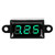 Digital Voltmeter 0.28inch Two Wire DC 3.0-30V LED Display Voltage Meter Waterproof (Green)