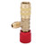 Refrigerant Charging Valve Liquid Safety Valve for R22 R410 R134A R404 1/4in Male 5/16in Female