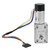 DC Worm Gear Motor 15mm Double Shaft Speed Reduction Drive Device with Encoder JGY‑370DC12V 6RPM