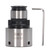 Thread Die Chuck Round Carbon Steel 30mm OD Interface Anti Oxidation Die Tapping Chuck for Milling Machine Coarse Teeth