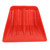 Snow Shovel Red Thickened PP Plastic Wear Resistant Tough Kids Safe Shovel for Garden 48 X 44cm / 18.9 X 17.3in