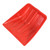 Snow Shovel Red Thickened PP Plastic Wear Resistant Tough Kids Safe Shovel for Garden 48 X 44cm / 18.9 X 17.3in