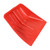 Snow Shovel Red Thickened PP Plastic Wear Resistant Tough Kids Safe Shovel for Garden 48 X 44cm / 18.9 X 17.3in