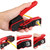 RJ45 Crimp Tool Kit All in One Pass Through Crimping Tool for Cat5e Cat6 Cat6a Pass Through Connector with 100Pcs Connectors 100Pcs Covers Network Cable Pliers Tester Blades