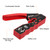 RJ45 Crimp Tool Kit All in One Pass Through Crimping Tool for Cat5e Cat6 Cat6a Pass Through Connector with 100Pcs Connectors 100Pcs Covers Network Cable Pliers Tester Blades