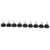 10Pcs Clamping Knob Jig Bolt Lathe Hand Grip Twist Nut Straight Thread Locking Handle M6x25x15