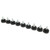 10Pcs Clamping Knob Jig Bolt Lathe Hand Grip Twist Nut Straight Thread Locking Handle M6x25x15