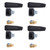10 Set TIG Welding Cable Panel Connector Plug Socket Quick Fitting Adapter 10-25 EU Style