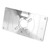 Router Table Insert Plate Aluminum Trimming Machine Engraving Flip Board with 4 Rings for Woodworking