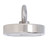 High Power Fishing Magnet NdFeB Stainless Steel Silver Neodymium Fishing Magnet with Ring Buckle 374.8lb