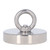 High Power Fishing Magnet NdFeB Stainless Steel Silver Neodymium Fishing Magnet with Ring Buckle 374.8lb