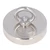 High Power Fishing Magnet NdFeB Stainless Steel Silver Neodymium Fishing Magnet with Ring Buckle 374.8lb