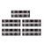 5Pcs Screw Terminal Strip Blocks 60A 4 Positions Copper Plastic 60A Terminal Block for Electrical Connection