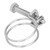201 Stainless Steel Double Wire Hose Clamps Anti Corrosion Adjustable Hose Clamps21-25mm