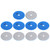 10Pcs 3in Sanding Discs Pads Buffing Polishing Diamond for Marble Concrete Stones 50 Mesh