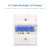 3 Phase 4 Wire Energy Meter 220/380V 5-80A Energy Consumption kWh Meter DIN Rail Installation Digital Electric Power Meter with LCD Backlight Display