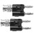 2Pcs 2 Way Banana Plug BNC Male to 2 Row Speaker Cable Terminal Connectors Adapter J.20021 4mm