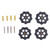 Heated Bed Leveling Nut Hand Leveling Nut Hot Bed Spring Screws Set for 3D Printer
