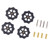 Heated Bed Leveling Nut Hand Leveling Nut Hot Bed Spring Screws Set for 3D Printer