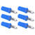 100Pcs Banana Socket 4mm ABS Nickel Plated Brass Material Good Performance Electrical Connections ToolsBlue