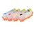 4PCS Ink Cartridge Permanent Chip Smooth Output Large Capacity 4 Colors Replacement for Printer for HP 564