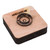 Circular Ring Cutting Die with Wooden Base Plane Engraving Cutter Mold for DIY Leather Crafts