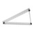 22in Foldable Solar Mounts Adjustable Aluminum Alloy Solar Tripod Brackets for Below 100W PV Panel