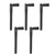5PCS Foldable Antenna High Gain Omnidirectional Antenna for 433M Wireless Transmission System