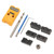 Pocket Hole Jig Kit 2 Hole Wood Jig System Kit Mini Woodworking Tool Set for DIY Carpentry Projects