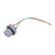 2pcs Headlight Connector Reliable Durable Stable Compact Portable Easy Replaceable LED Adapter for Bicycles