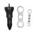Electric Rivet Nut Gun Drill Adapter Cordless Riveting Adaptor Power Tool EquipmentBlack