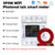Tuya WiFi Intelligent Circuit Breaker Automatic Reclosure Protector 3P4W Power Meter Three Phase Reclosure Switch with Multiple Protections Timing Schedule Electricity Metering Functions