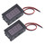 3 Wire DC Digital Display Voltmeter Display 0.56 Inch LED Digital External Display Module DC 099.9V(Blue Red )