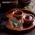 4pcs Antique Horse Shape Jewelry Chest Wood Box Decorative Feet Leg Corner Protector