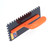 Masonry Plastering Trowel Anti Slip Wear Resistant Steel Serrated Edge Bricklayer Trowel for Wall Plastic Handle