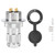 Aviation Plug Socket Connector 30mm Electrical Power Adapter for Machine Equipment 4 Pin