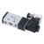 4V210‑08 Electric Solenoid Valve Normal 2 Position 5 Ways Air Compressed Drain Valve for Automatic WorkshopDC 12V