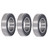 3Pcs Deep Groove Ball Bearing Rubber Sealed Accessory Set Kit for Machine Equipment6007
