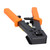 RJ45 Crimping Tool Pass Through CAT6 CAT5E Ethernet Wire Crimper Steel Electrical Electronic Tools Orange