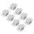 8Pcs Silver Color Butt Welding Clamp Aluminum Alloy Auto Body Panel Welding Butterflies Clamp Kit