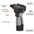16.8V Brushless Electric Screwdriver Set Rechargeable Cordless Electric Power Screwdriver Set with3450RPM Speed & 140Nm Torque with Bit Carrying Case Suitable for home DIY Repair Tool Kit