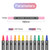 24-Pack  Acrylic Paint Markers Vibrant Color Assortment Dual-Tip Quick Dry Non Toxic for Kids Adult DIY Art and Craft Projects on Wood Canvas Stone Ceramic Scrapbooking Craft Graffiti Cardstock DIY Photo Album