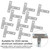 10Pcs Aluminium Profiles Connection Plate Carbon Steel Connetcing Fasteners 202020T Plate