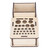 Leather Tools Storage Box Shelf Beech Leathers Craft Rack Stand Punch Tool Organizer for Sanding Rods