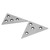 2Pcs Angle Block High Accuracy Manganese Steel Machinist Measuring Tool with Storage Box