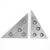 2Pcs Angle Block High Accuracy Manganese Steel Machinist Measuring Tool with Storage Box